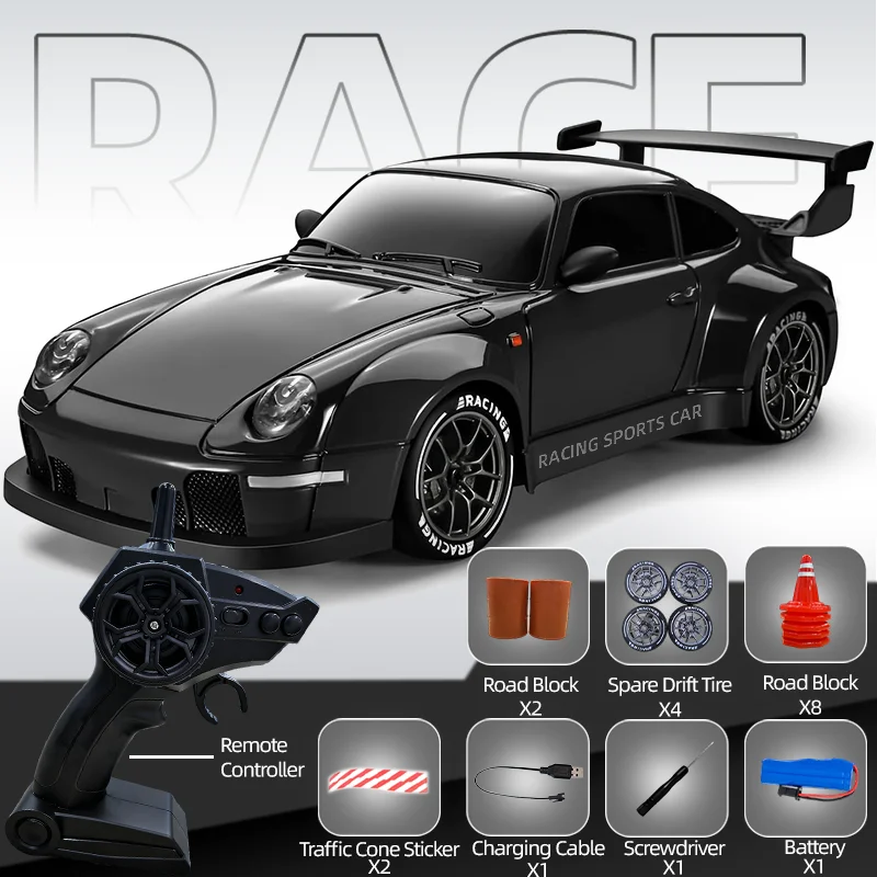 Rc Racing Car Drift Cars 1/24 4Wd Vehicle Model High Speed 2.4G Radio Controlled Remote Control Car Drive for Chidren Boys Kids