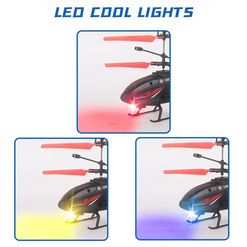 Watch Wrist Hand Controlled Induction Aircraft Impact Resistant Helicopter with Lighting Rechargeable Mini RC Drone